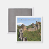 zCN010 THE GREAT WALL in CHINA, Asien, Kühlschrank Magnet (Vorderseite/Rückseite)