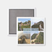 zCN011 THE GREAT WALL in CHINA, Asien, Kühlschrank Magnet (Vorderseite/Rückseite)