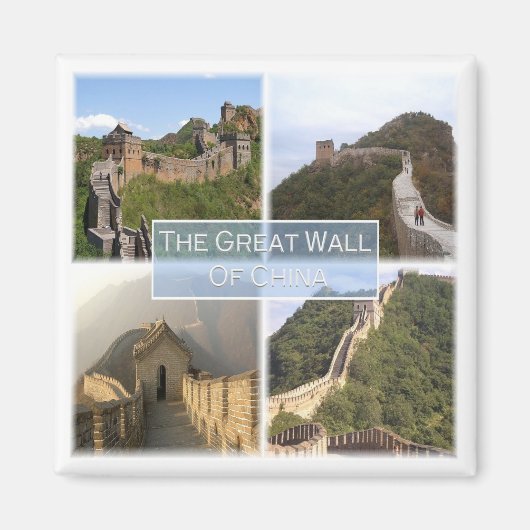 zCN011 THE GREAT WALL in CHINA, Asien, Kühlschrank Magnet (Vorne)