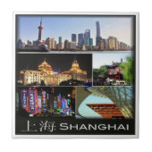 zCN013 SHANGHAI, China, Asien, Fliese (Vorderseite)