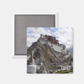zCN017 TIBET, China, Asien, Kühlschrank Magnet (Vorderseite/Rückseite)