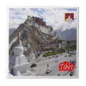 zCN022 TIBET, China, Asien, Fliese (Vorderseite)