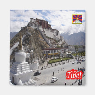 zCN022 TIBET, China, Asien, Kühlschrank Magnet