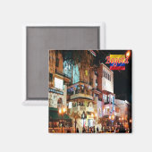 zCO006 BOGOTA' at Night, Kolumbien, Amerika, Kühls Magnet (Vorderseite/Rückseite)