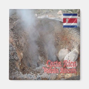 zCR004 COSTA RICA, Volcan Rincón, Amerika, Kühlsch Magnet