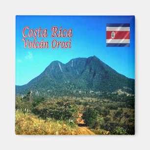 zCR010 COSTA RICA, Volcan Orosì, Amerika, Kühlschr Magnet