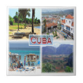 zCU002 CUBA, Mosaik, Amerika, Fliese (Vorderseite)