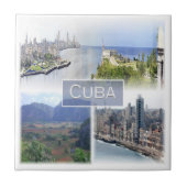 zCU005 CUBA, Mosaik, Amerika, Fliese (Vorderseite)