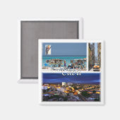 zCU006 CUBA, Mosaik, Amerika, Kühlschrank Magnet (Vorderseite/Rückseite)