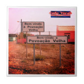 ZCV011 CAPE VERDE, Begrüßungszeichen, Fliese (Vorderseite)