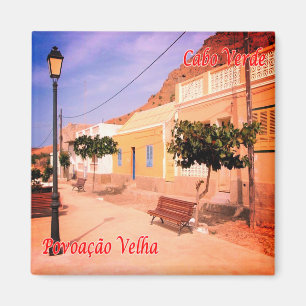 zCV012 POVOACAO VELHA, Kap Verde, Afrika, Kühlschr Magnet