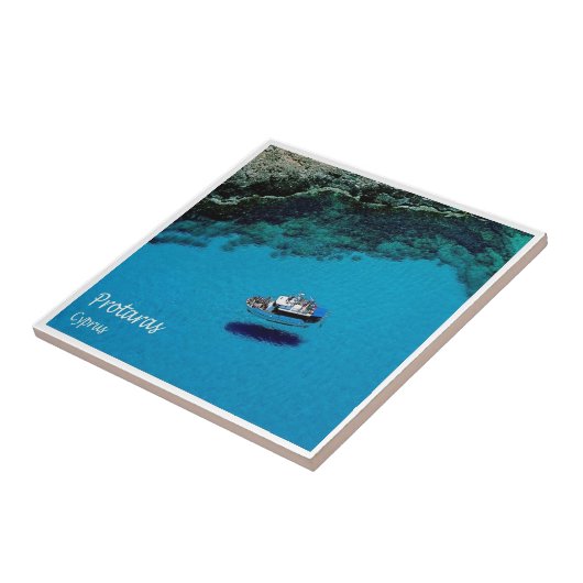 ZCY007 PROTARAS Zypern, Fliese (Seite)