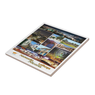 zCY018 NICOSIA Collage Mosaic, Zypern, Fliese