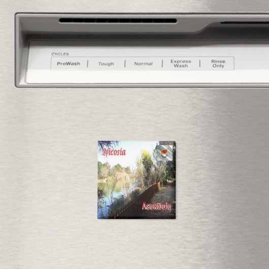 zCY019 NICOSIA Athalassa Park, Zypern Kühlschrank Magnet (In Situ (Geschirrspüler))