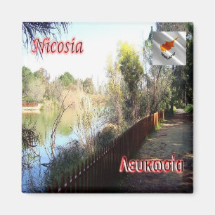 zCY019 NIKOSIA Athalassa Park, Zypern Kühlschrank Magnet