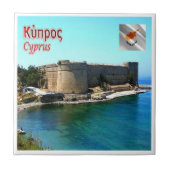 ZCY024 KYRENIA CASTLE Zypern, Fliese (Vorderseite)