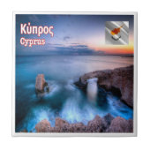 zCY030 AGIA NAPA Zypern Fliese (Vorderseite)