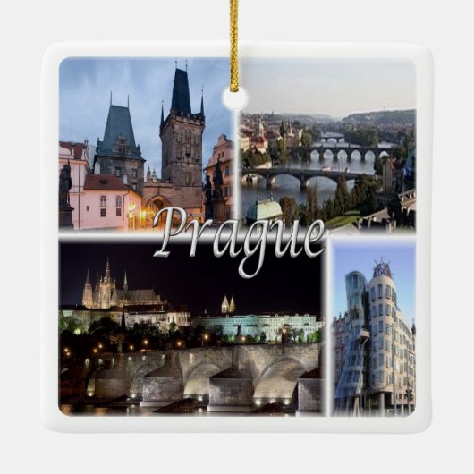 zCZ005 PRAG Tschechische Republik Keramikornament (Rückseite)