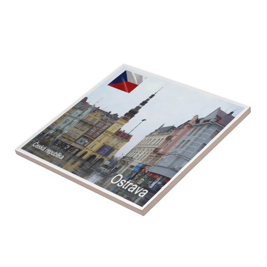 zCZ012 OSTRAVA Tschechische Republik, Fliese (Seite)