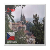 zCZ016 BRNO Tschechische Republik Fliese (Vorderseite)