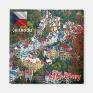 zCZ019 KARLOVY VARY Tschechische Republik - Kühlsc Magnet