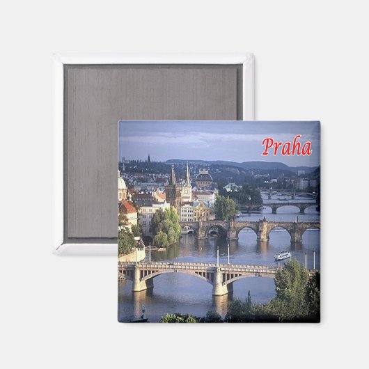 zCZ021 PRAG Tschechische Republik - Kühlschrank Magnet (Vorderseite/Rückseite)