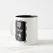 (ZD3m) JUNGFRAU Tierkreis-Tasse Zweifarbige Tasse (Vorderseite Links)