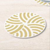 Zdanice Underlägg Papper Runder Pappuntersetzer (Angewinkelt)