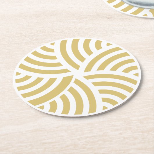 Zdanice Underlägg Papper Runder Pappuntersetzer (Angewinkelt)