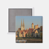 zDE007 REGENSBURG Deutschland, Kühlschrank Magnet (Vorderseite/Rückseite)
