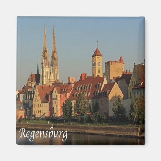 zDE007 REGENSBURG Deutschland, Kühlschrank Magnet (Vorne)