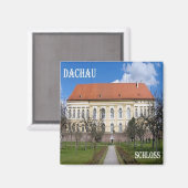 zDE009 DACHAU Castle Deutschland, Kühlschrank Magnet (Vorderseite/Rückseite)