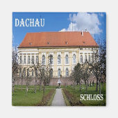 zDE009 DACHAU Castle Deutschland, Kühlschrank Magnet (Vorne)