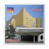 zDE010 BERLIN Philharmonie Deutschland, Fliese (Vorderseite)