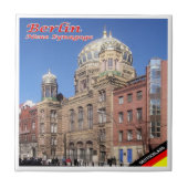 zDE014 BERLIN NEW SYNAGOGUE Deutschland, Fliese (Vorderseite)