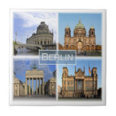 zDE018 BERLIN Deutschland, Fliese (Vorderseite)