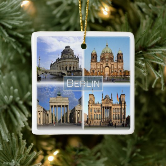 zDE018 BERLIN Deutschland, reichstag Gebäude museu Keramikornament (Baum)