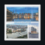 zDE021 HAMBURG Deutschland, Kühlschrank Magnet<br><div class="desc">Hier finden Sie das Andenken Ihres Urlaubs. Diese Kategorie enthält Kühlschrankmagnet von vielen Standorten in Deutschland. (zDE021 HAMBURG Deutschland, Kühlschrank Kühlschrankmagnet). Erleben Sie Freunde und Verwandte mit den einzigartigen Souvenirs von Ihrer großartigen Reise. Probier uns! #LeoPepeDesign - hamburger skyline des binnenalsters, elbphilharmonie panorama port hamburg, europe germany, leopepedesign, travel trip...</div>