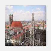 zDE023 MUNCHEN Deutschland, Kühlschrank Magnet (Vorne)