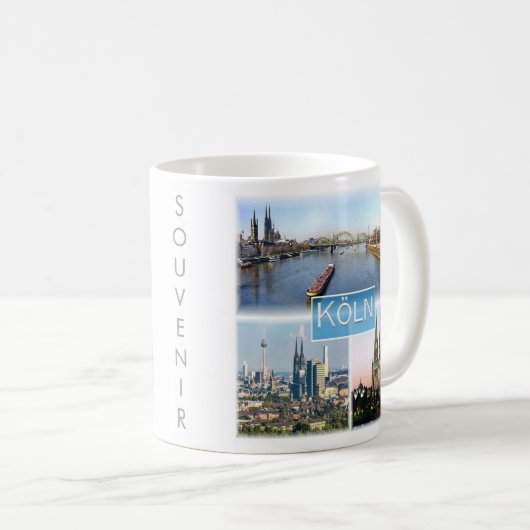 zDE025 KÖLN Deutschland, Europa, Kaffeetasse (VorderseiteRechts)
