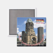 zDE038 BERLIN Kaiser-Wilhelm-Gedenkkirche, Magnet (Vorderseite/Rückseite)