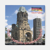 zDE038 BERLIN Kaiser-Wilhelm-Gedenkkirche, Magnet (Vorne)