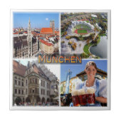 zDE040 MUNCHEN Altstadt Olympiastadion, Fliese (Vorderseite)