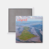 zDE042 LANGEOOG Friese Germany, Kühlschrank Magnet (Vorderseite/Rückseite)