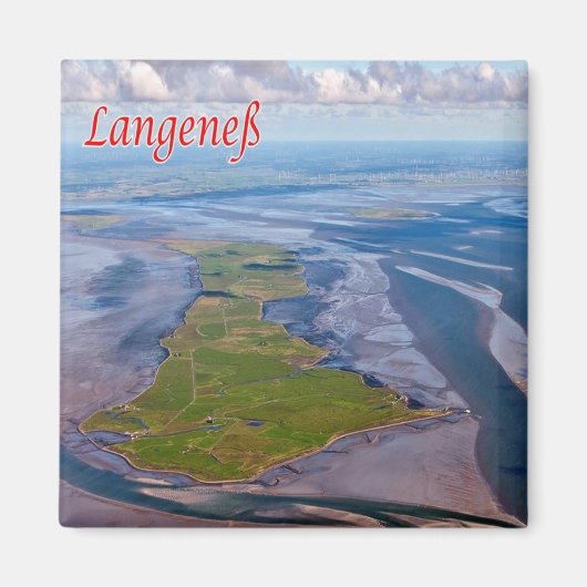 zDE042 LANGEOOG Friese Germany, Kühlschrank Magnet (Vorne)