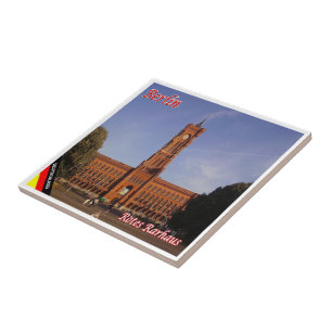 zDE059 BERLIN RED RARHAUS Deutschland, Fliese