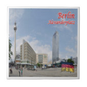 zDE060 BERLIN ALEXANDERPLATZ Deutschland, Fliese (Vorderseite)