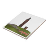 zDE063 LANGENESS LIGHTHOUSE Frieser Inseln Fliese (Seite)