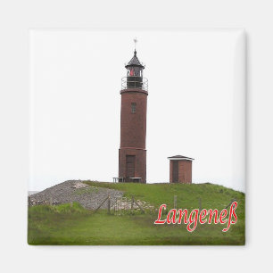 zDE063 LANGENESS LIGHTHOUSE Frieser Inseln Magnet