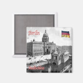 zDE071 BERLIN ​ Palast Deutschland, Kühlschrank Magnet (Vorderseite/Rückseite)